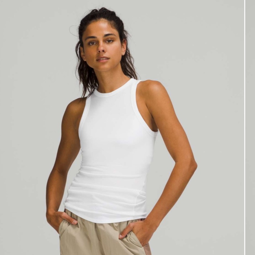 lululemon athletica White Tank Top